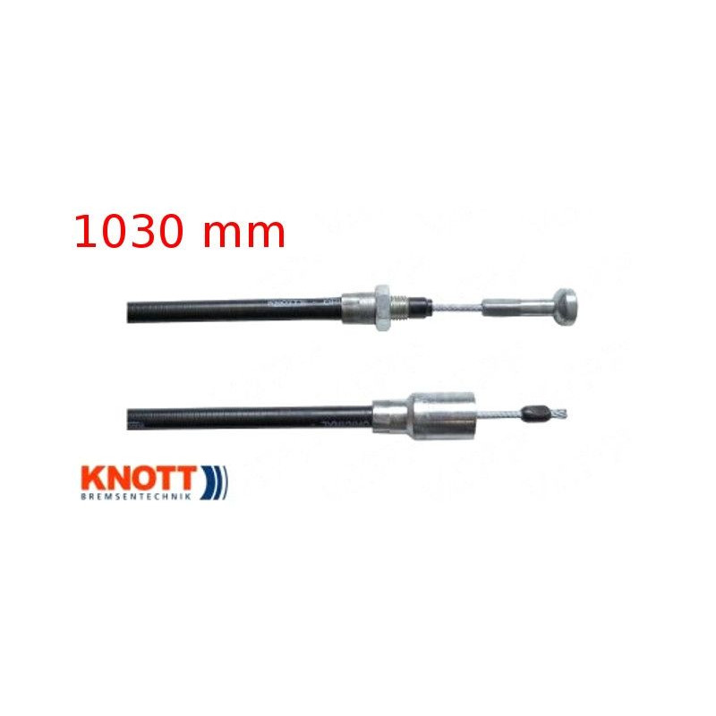 Lanovod brzdový KNOTT 1030/1220 mm rychlomont. (s čočkou)