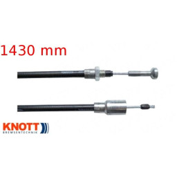 Lanovod brzdový KNOTT 1430/1620 mm rychlomont. (s čočkou)