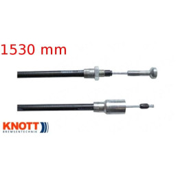 Lanovod brzdový KNOTT 1530/1720 mm rychlomont. (s čočkou)