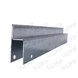 Lemování čela bok s praporkem 396mm Zn. 1mm k PV 0.7-1.3 (zvýšené bočnice o 100mm)