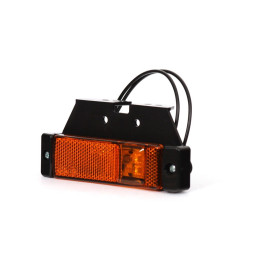 Svítilna boční obrysová LED WAS W45/220Z, 12-24V, s odrazkou, na držáku