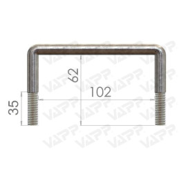 Třmen M10 62x102 mm