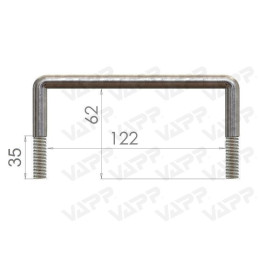 Třmen M10 62x122 mm