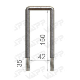 Třmen M10 150x42 mm