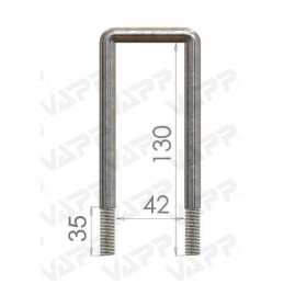 Třmen M10 130x42 mm