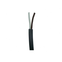 Kabel 2x0,75 plochý 5,7x3,6 mm pro spojky QS75 (Aspöck), metráž