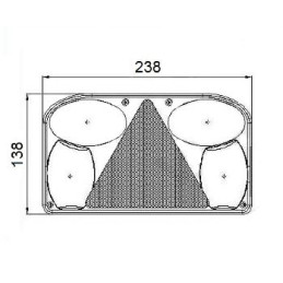 Sklo svítilny Fristom FT-088, L-BL/BR/KO/ML