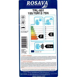 Pneu 155/70 R13 75N Rosava TRL-501 (387 kg) M+S