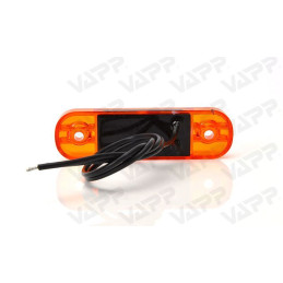 Svítilna boční obrysová LED WAS W97.1, 12-24V, plochá