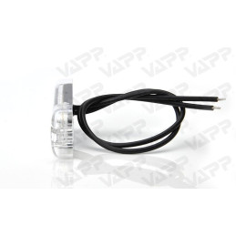 Svítilna přední obrysová LED WAS W97.1, 12-24V, plochá