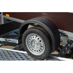 Blatník plast 13''/200 mm DOMAR černý oblý