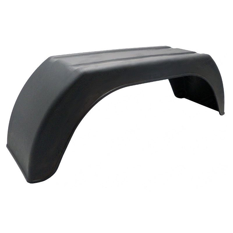 Blatník plast 8''/160 mm DOMAR černý lomený