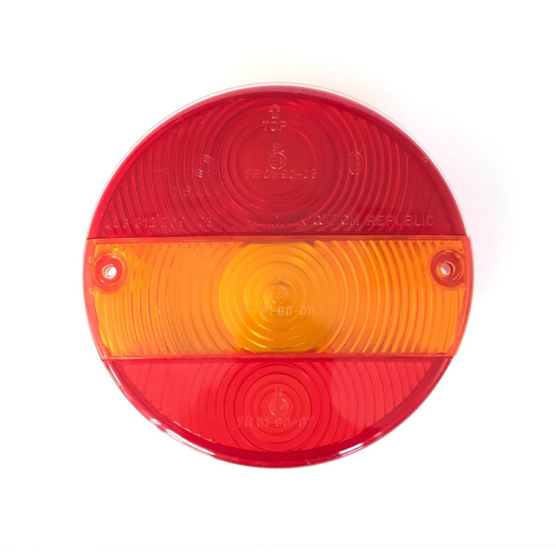 Sklo svítilny kulaté ZETOR, L/P-BL/BR/KO, 2. jakost