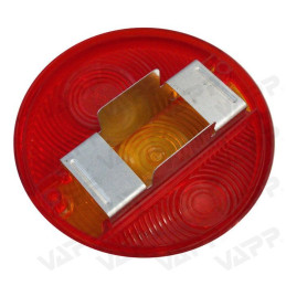 Sklo svítilny kulaté ZETOR, L/P-BL/BR/KO, 2. jakost