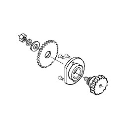 Ozubený převod navijáku AL-KO Compact 900 (sada)