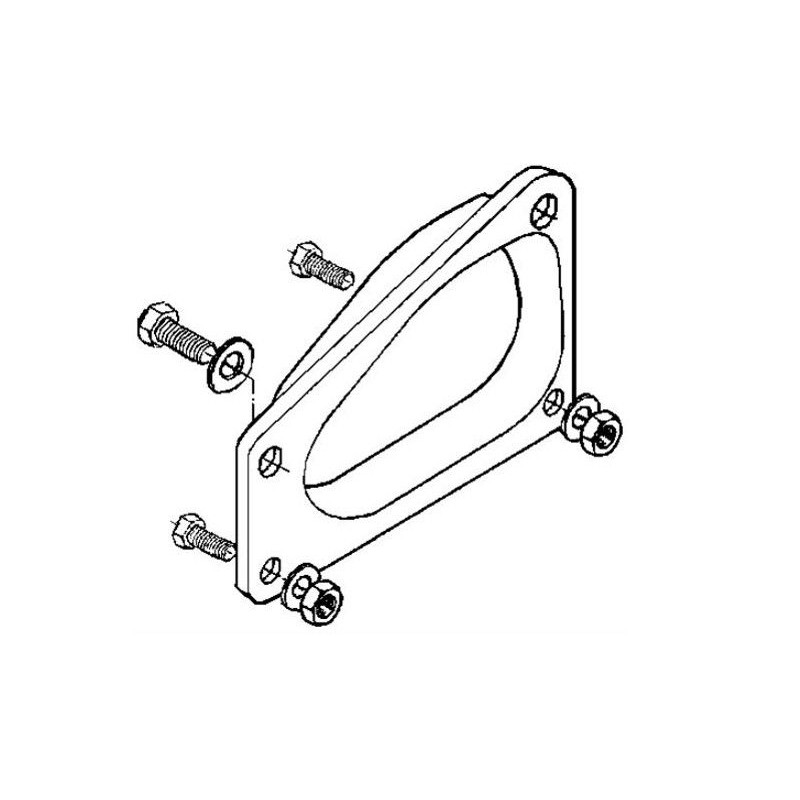 Kryt boční navijáku AL-KO Compact 900 pro převodovku (sada)