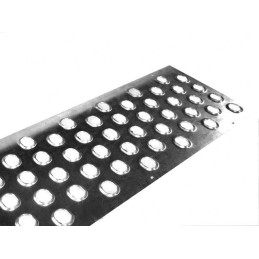 Plech pojezdový VAPP 1000x500x3 mm, s prolisy, pozinkovaný plech, materiál DX51D+Z275MAC