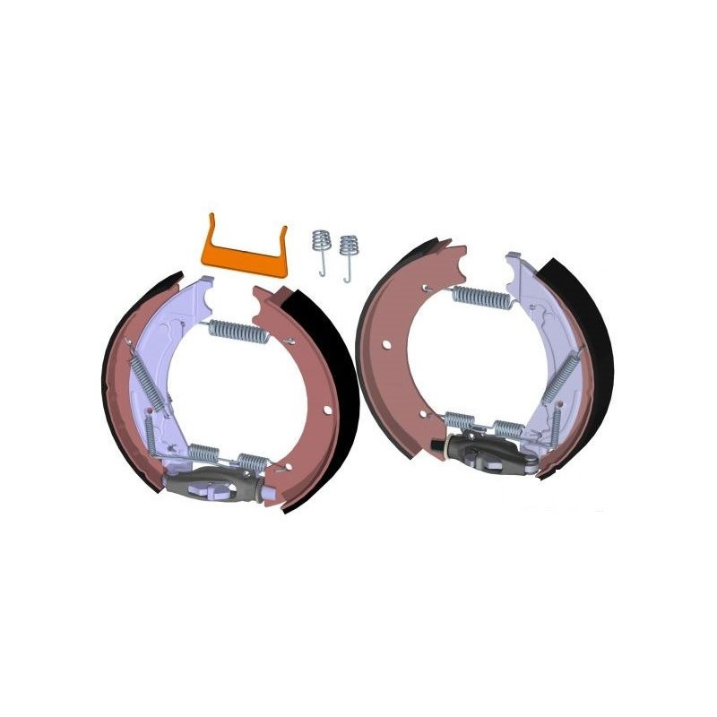 Čelisti brzdové KNOTT 250x40 samostav ANS sada na 2 kola