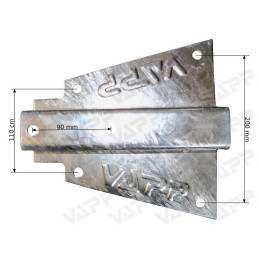 Základna tažné spojky (50x50, 2xM12) 110/200mm k VAPP PV 0.7/x.x/1.28