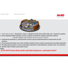 Sada samostavů AL-KO AAA pro přestavbu brzd 2051