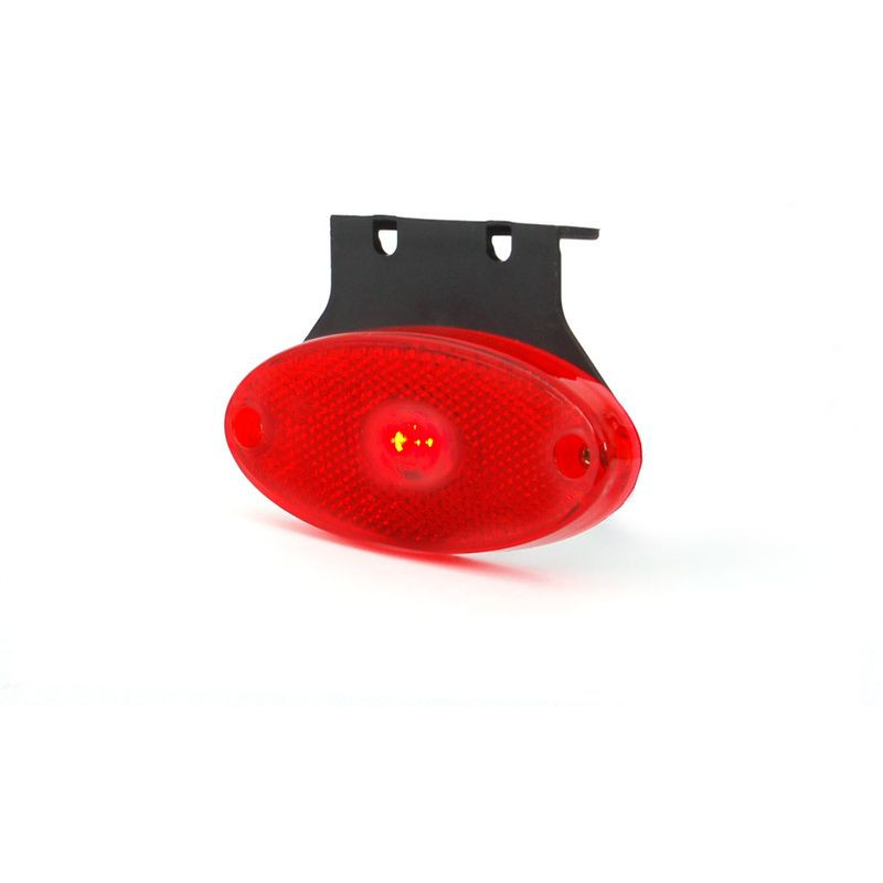 Svítilna zadní obrysová LED WAS W64, 12-24V, eliptická na držáku