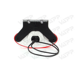 Svítilna zadní obrysová LED WAS W64, 12-24V, eliptická na držáku