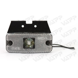 Svítilna přední obrysová LED WAS W46, 12-24V na držáku, s odrazkou