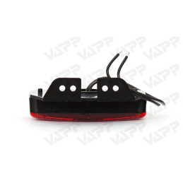 Svítilna zadní obrysová LED WAS W46, 12-24V na držáku, s odrazkou