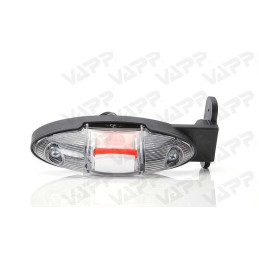 Svítilna doplňková obrysová LED WAS W107/820P III (12-24V) na držáku, pravá