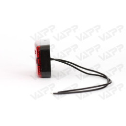 Svítilna zadní obrysová LED WAS W46, 12-24V s odrazkou