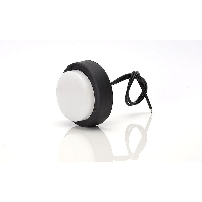 Svítilna přední obrysová LED WAS W79N, 12-24V, neon efekt, kulatá