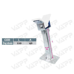 Držák příďového dorazu 41200 DOMAR délka 220 mm