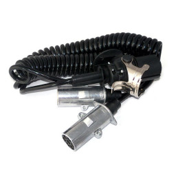 Redukce 15 pól na 2x 7 pól 24V, spirálový kabel 3,5m, BEO