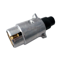 Zástrčka - vidlice 7 pól 12V kovová BEO