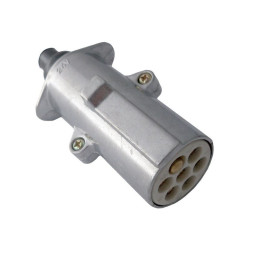 Zástrčka - vidlice 7 pól 24V typ S - doplňková (dutinky+kolík), alu, BEO