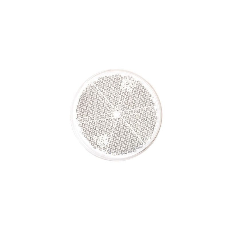 Odrazka bílá pr. 61 mm samolepicí