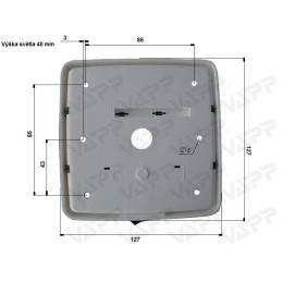 Vnitřní osvětlení s vypínačem Fristom FTP-131