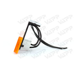 Svítilna boční obrysová LED WAS W44/217Z, 12-24V, s odrazkou, na držáku