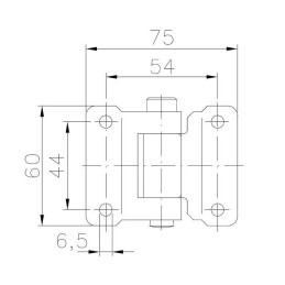 Pant bočnic WW BSCH 30-3, nerozebiratelný