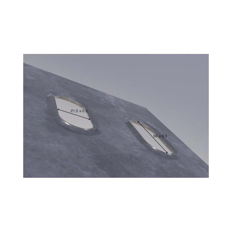 Plech děrovaný 2500 x 500/tl. 3 mm KB (85x60), ocel