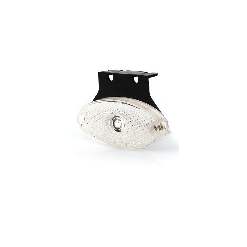 Svítilna přední obrysová LED WAS W64, 12-24V, eliptická na držáku, QS150