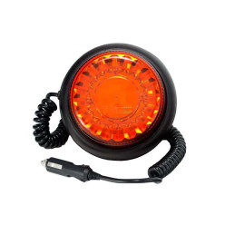 Maják magnetický oranžový Fristom FT-100 LED MAG, nízký, kabel 3m