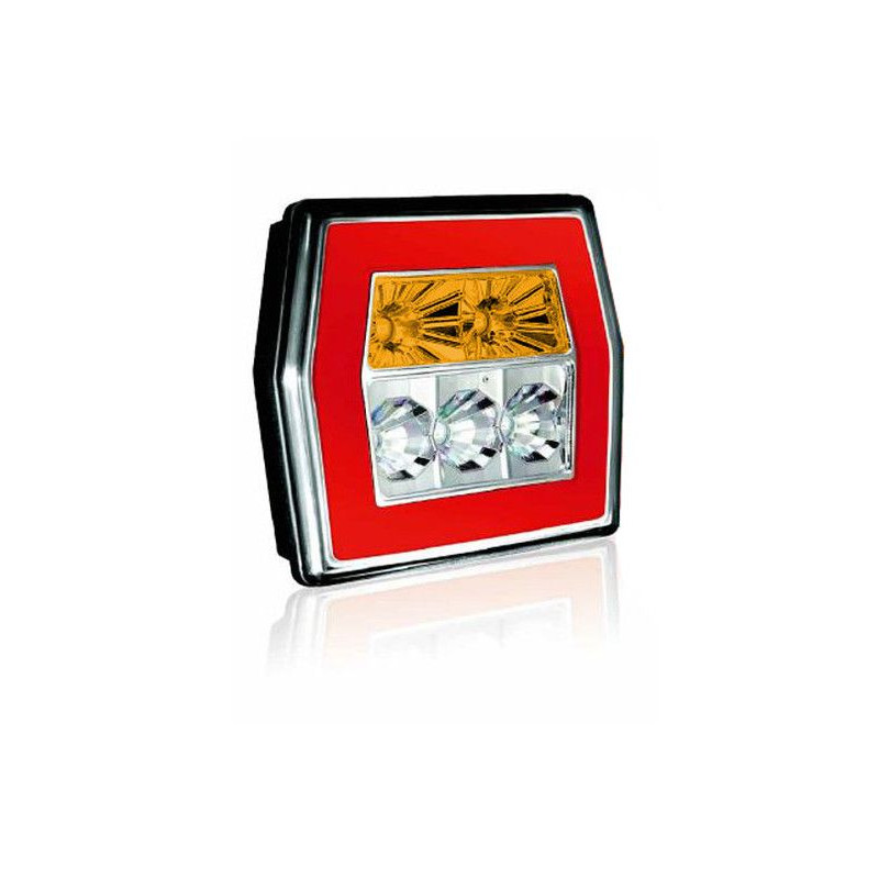 Svítilna Fristom FT-121 sdružená LED 12-24V, L/P-BL/BR/KO