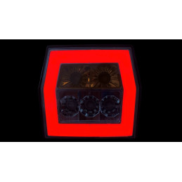 Svítilna Fristom FT-121 sdružená LED 12-24V, L/P-BL/BR/KO