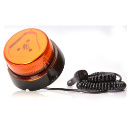 Maják magnetický LED oranžový WAS W112, kabel 3m, autozástrčka