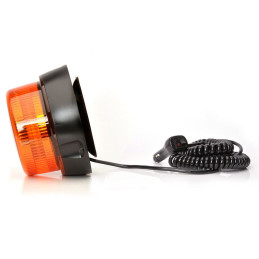 Maják magnetický LED oranžový WAS W112, kabel 3m, autozástrčka