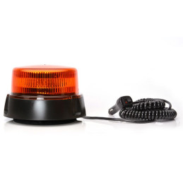 Maják magnetický LED oranžový WAS W112, kabel 3m, autozástrčka