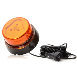 Maják magnetický LED oranžový WAS, kabel 7m, autozástrčka