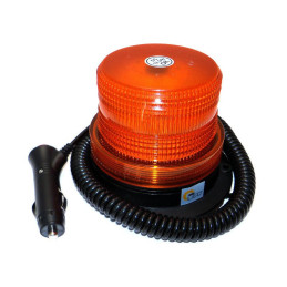 Maják magnetický LED oranžový BO, kroucený kabel, IP 56, 12/24 V