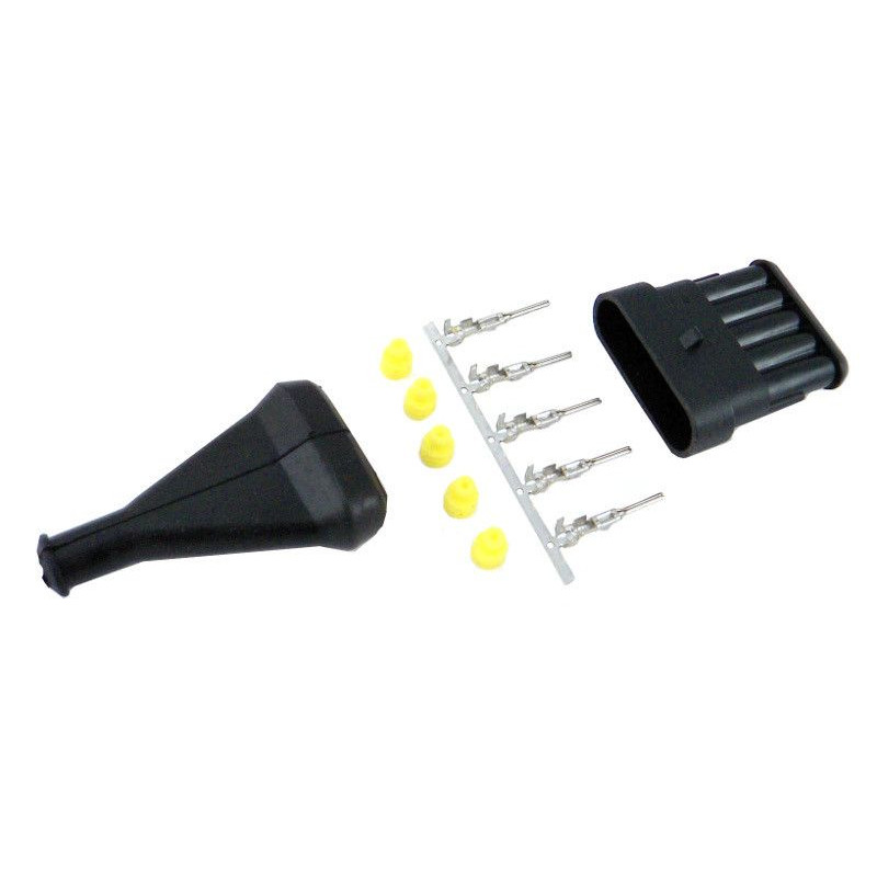 Konektor 5-pólový Superseal - vidlice (male), IP67